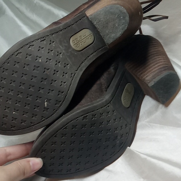 Adam Tucker me too women's brown distressed ankle boots size 6 - Picture 8 of 10